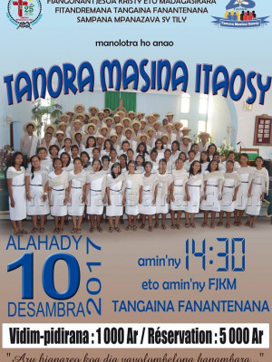 Tanora Masina Itaosy‍ en concert FJKM Tangaina Fanantenana‍