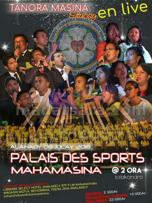Tanora Masina Itaosy‍ en live Palais des Sports Mahamasina‍