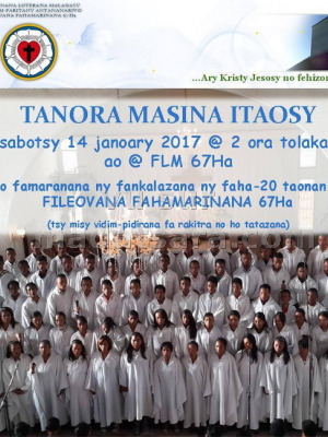 Tanora Masina Itaosy‍ - FLM 67Ha