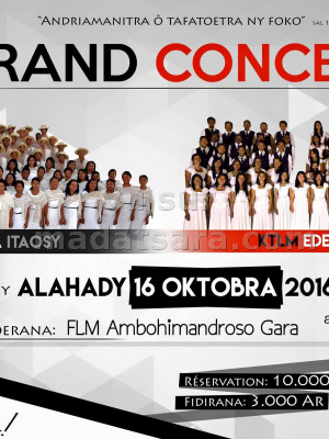 Tanora Masina Itaosy‍ & KTLM Edena Vaovao grand concert FLM Ambohimandroso Gara