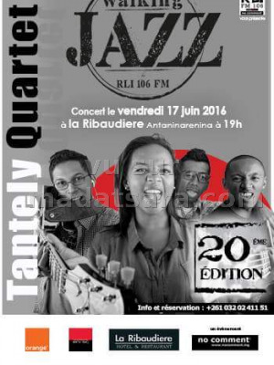 Tantely Quartet - Walking Jazz 20ème édition - La Ribaudière Antaninarenina
