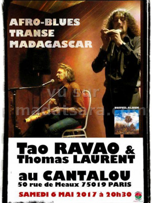Tao Ravao‍ et Thomas Laurent au Cantalou Paris 19è‍
