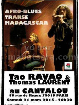 Tao Ravao et Thomas Laurent en concert au Cantalou Paris