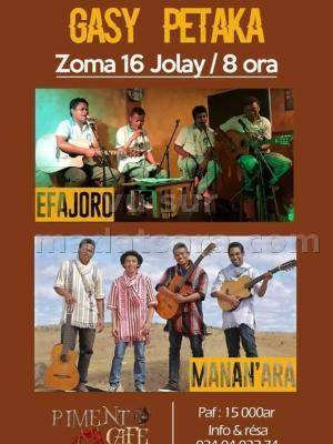 Tarika Efajoro & Gasy Petaka Piment Café Behoririka