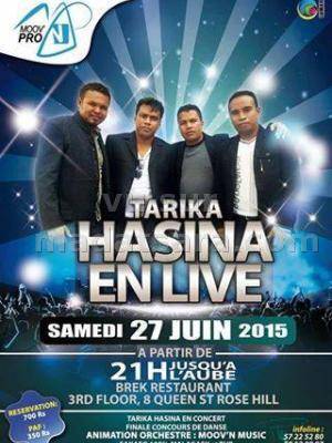Tarika Hasina en live au Brek Restaurant