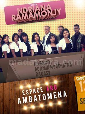 Tarika Ndriana Ramamonjy en concert Espace Aro Ambatomena