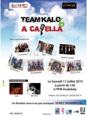Team'Kalo 6 A Capella à l'IFM Analakely