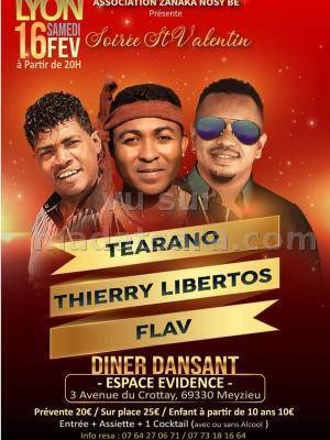 Tearano, Flav Rotsaka, Thierry Libertos Espace Evidence Meyzieu