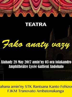 Teatra "Fako anaty vazy" - Lycée Gallieni Andohalo