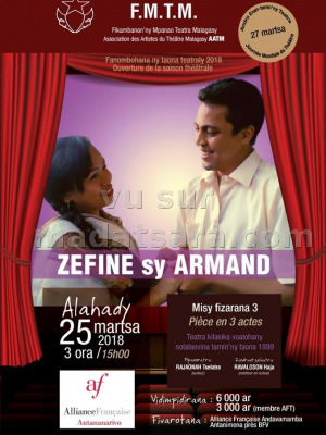 Teatra "Zefine & Armand" - AFT - Alliance Française d'Antananarivo‍