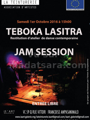 Teboka Lasitra - restitution d'atelier de danse contemporaine - Jam Session - Is'Art Galerie‍