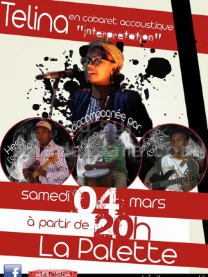 Telina‍ en cabaret accoustique - La Palette Antsirabe‍