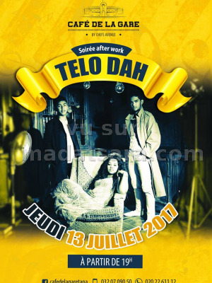 Telo Dah - soirée after work au  Café de la Gare Soarano‍