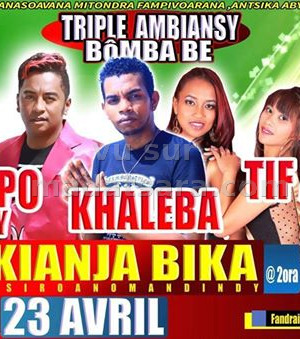 Tempo gaigy‍ , Tif A tif‍ & Khaleba‍ - triple ambiansy bômba be - Kianja Bika Tsiroanomandidy‍