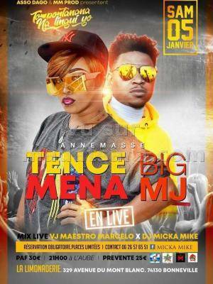 Tence Mena & Big MJ La Limonaderie - Bonneville Anemasse France