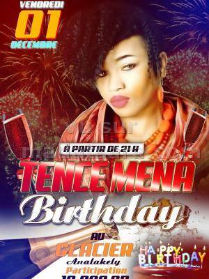 Tence Mena birthday Le Glacier Analakely
