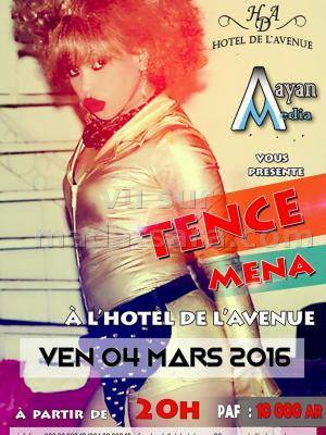 Tence Mena en concert à l'Hotel de l'Avenue