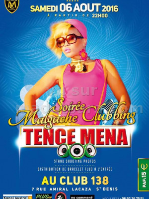 Tence Mena en concert au Club 138 St-Denis