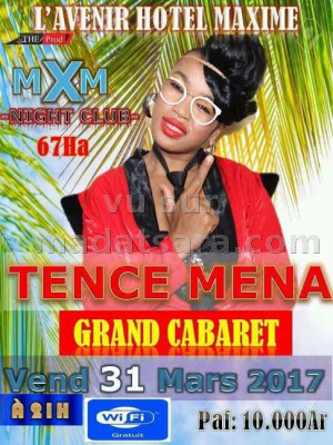 Tence Mena‍ en concert L'avenir Hotel Chez Maxime 67Ha‍