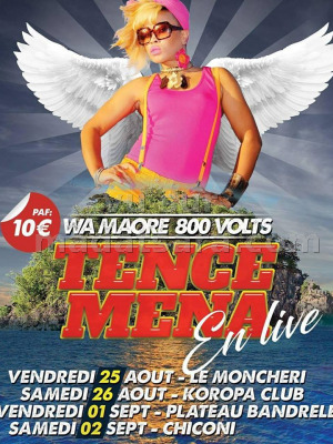 Tence Mena‍ en live 800 volts Mayotte