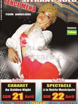 Tence Mena en show case Golden Night Ambilobe