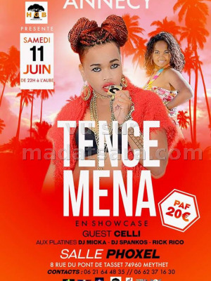 Tence Mena en showcase à la Salle Phoxel Meythet