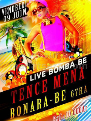 Tence Mena‍ live bomba be - Bonara-Be 67ha‍