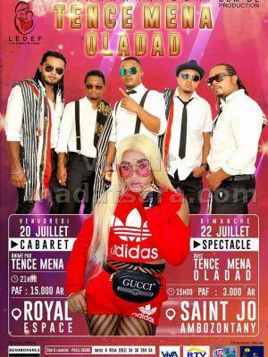Tence Mena & Oladad en concert Espace Royal Bateravola Fianarantsoa - Kianja St Joseph Ambonzontany