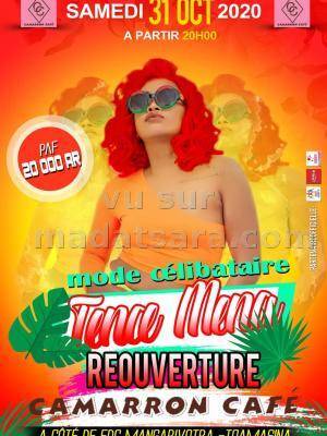 Tence Mena - reouverture Camarron Cafe Mangarivotra Toamasina