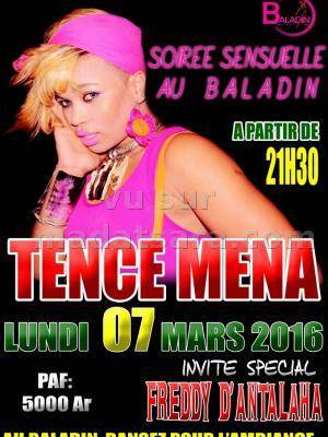 Tence Mena - Soirée sensuelle au Balladin - invité spécial Freddy d'Antalaha