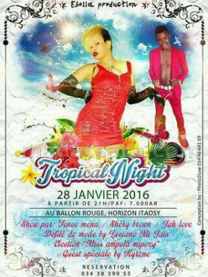 Tence Mena‍ - tropical night au Restaurant Le Ballon Rouge Itaosy‍