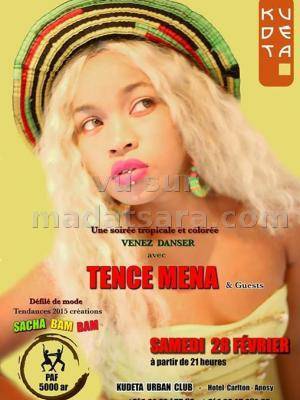 Tence Mena et Guests au Kudeta soirée tropicale et colorée