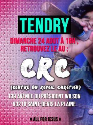 Tendry en concert au CRC (Centre du Reveil Chretien) Saint-Denis La Plaine