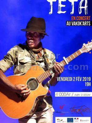 Teta en concert Vakok'Arts Trano Toliary