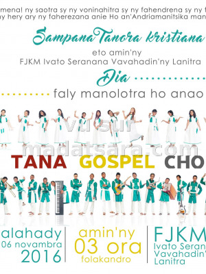 TGC (Tana Gospel Choir)‍ - concert FJKM Ivato Seranana Vavahadin'ny Lanitra