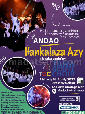 TGC (Tana Gospel Choir)‍ - La Porte Madagascar Ambohidratrimo
