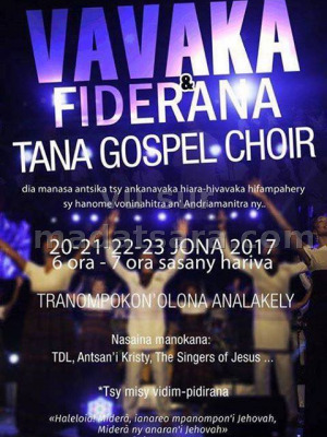 TGC (Tana Gospel Choir)‍ vavaka diferana - Tranompokonolona Analakely‍