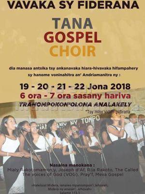 TGC (Tana Gospel Choir) vavaka sy fiderana Tranompokonolona Analakely