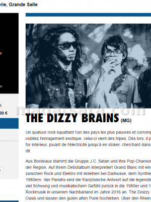 The Dizzy Brains en concert -  20ème édition du Festival des Artefacts -  La Laiterie Artefact
