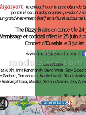The Dizzy Brains en concert à la Galerie 59 - Madagasyart 2016