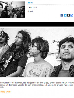 The Dizzy Brains en concert au File7