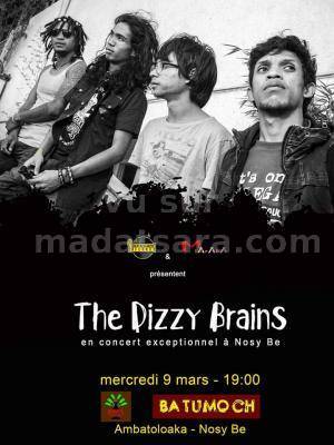 The Dizzy Brains  en concert exceptionnel à Nosy Be au Batumoch Ambatoloaka