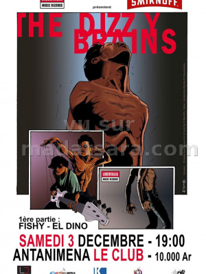 The Dizzy Brains‍ en concert Le Club Antanimena‍