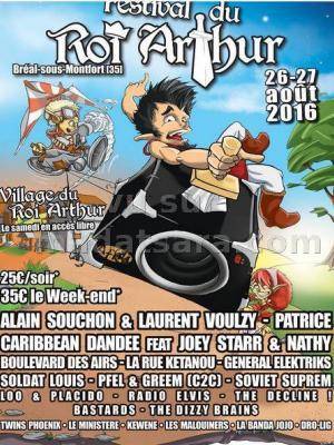 The Dizzy Brains participent au festival u Roi Arthur Br"al-Su-Montfort