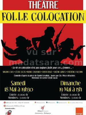 Théâtre Folle collocation AFT - Alliance Française d'Antananarivo