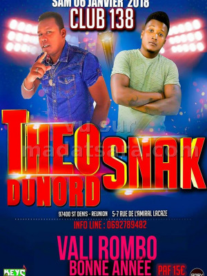 Theo du Nord‍ & Snak‍ en show case - Club 138 - La Réunion‍