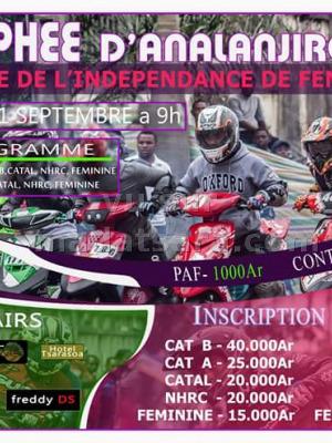 Throphée d'Analanjirofo - Avenue de l'indépendance Fenerive Est