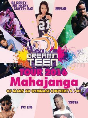 THT, Meizah, Dj Gouty, Mr Mathy, Scotty Raz, Jess Flavy One, Agrad & Skaiz, Jiol'ambups,  Tsota - Dreamin Team Tour 2016 - Gymnase couvert Mahajanga