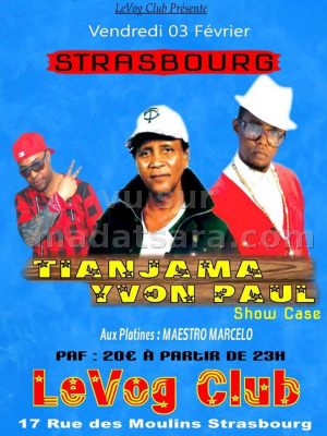 Tianjama‍ et Yvon Paul‍ en concert au Levog Club Strasbourg
