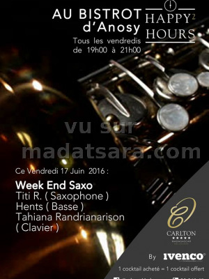 Titi R, Hents, Tahiana Randrianarison - Week end Saxo au Bistrot d'Anosy